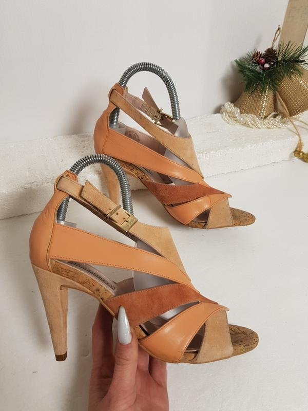 Women ALVERO MARTINI Heels Peach Leather 37
