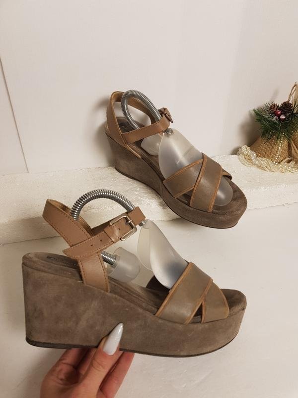 Women Fermani Heels Brown Leather 40