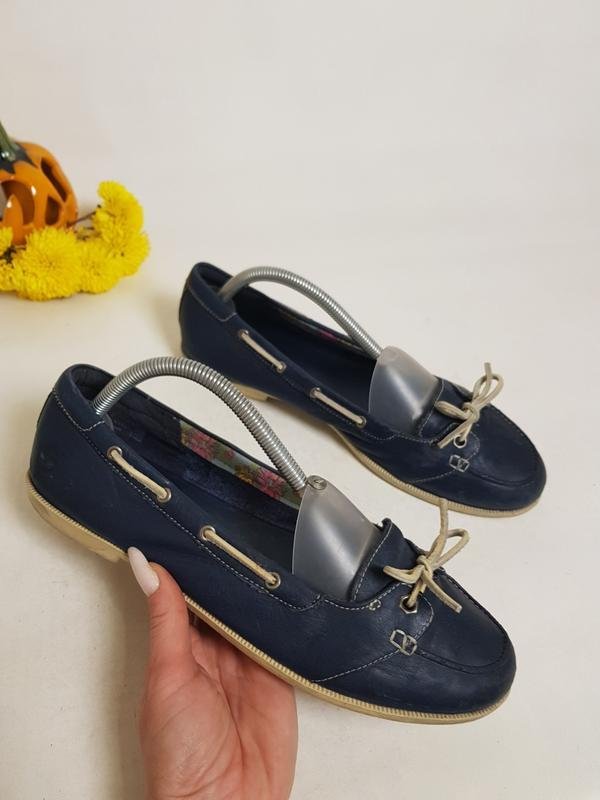 Damen Timberland Absätze Marineblau Leder 41