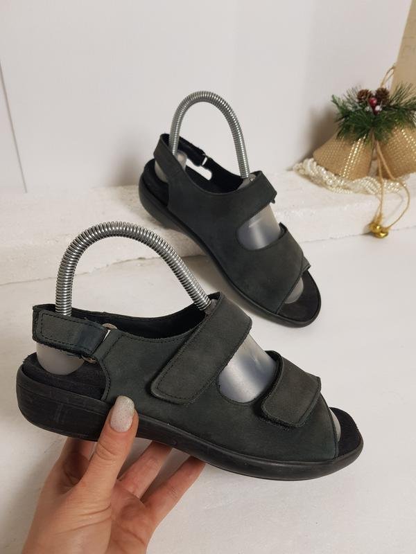 Women Ladysko Sandals Black Leather 37