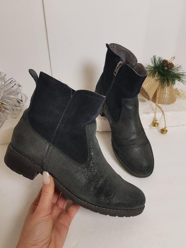 Женские Timberland Ботинки Чёрный Замша 38