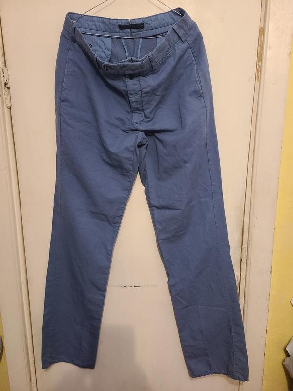 Мужские Incotex Брюки Голубые Хлопок 36 / XL / 50