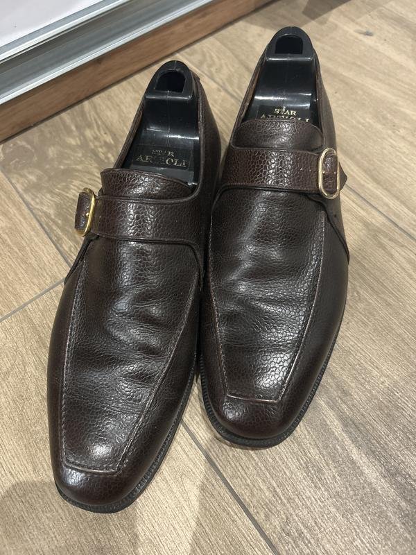 Men ARTIOLI Heels Brown Leather 42