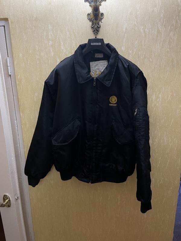Men Versace Jacket Black 42 / XL / 50