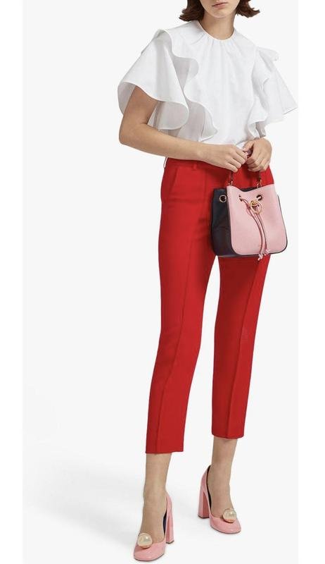 Femme Mulberry Chemisier Blanc Coton 36