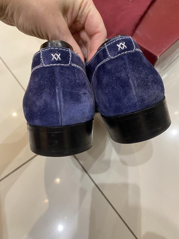 Men ARTIOLI Heels Navy Suede 44