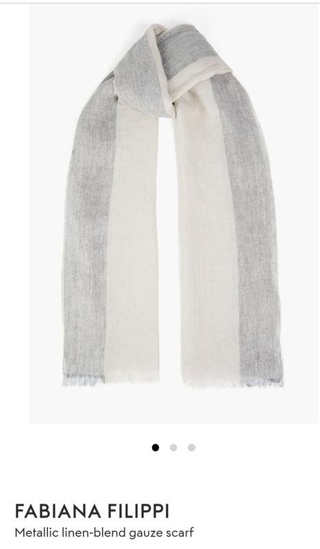 Women Fabiana Filippi Scarf Grey Cashmere
