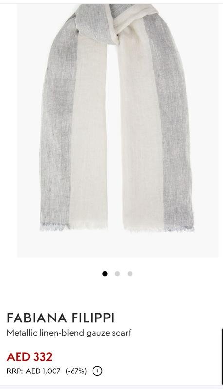 Women Fabiana Filippi Scarf Grey Cashmere