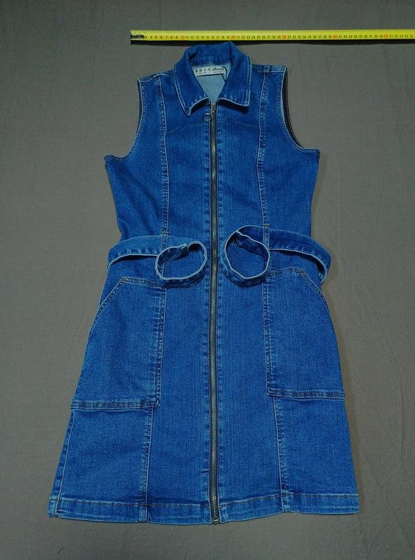 Женский Denim Co Платье Тёмно-синий Джинс 34 / XS