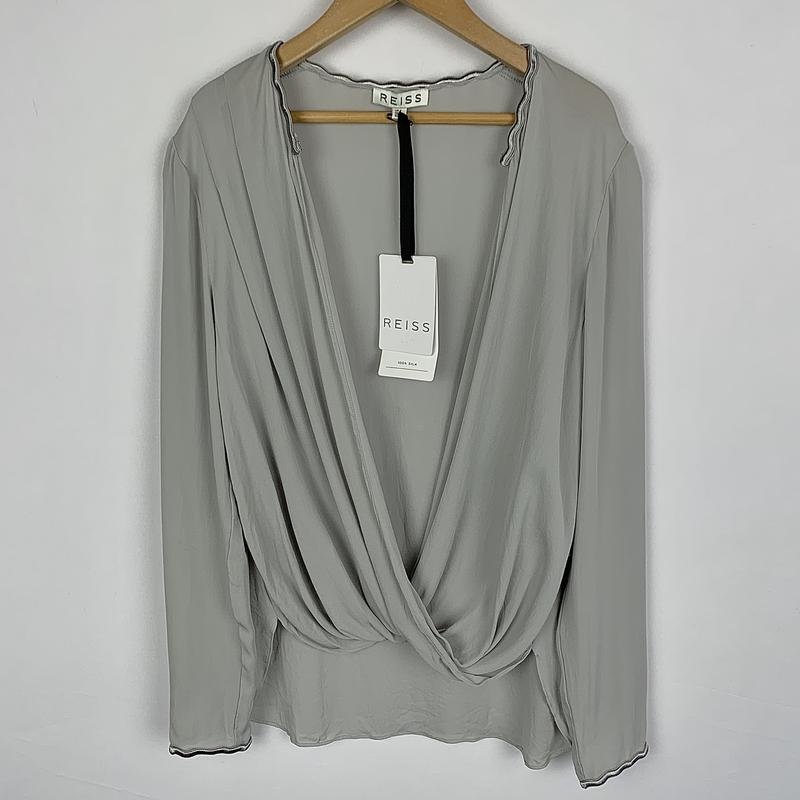 Donna Reiss Camicia Grigia Setà 36 / S / 44