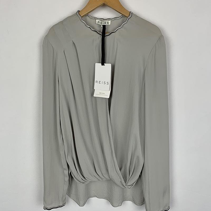 Donna Reiss Camicia Grigia Setà 36 / S / 44