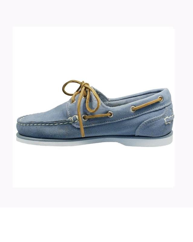 Женские Timberland Мокасины Голубые Замша 38