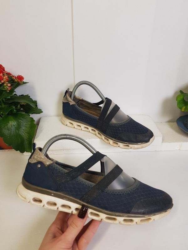 Women Go Soft Heels Navy Textile 40