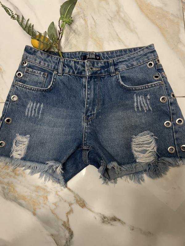 Femme Barker Shorts Bleu Marine Denim 36 / S / 44