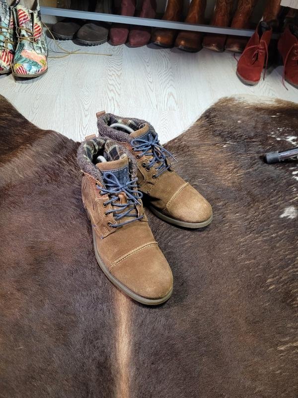 Мужские Bugatti Ботинки Коричневый Замша 43