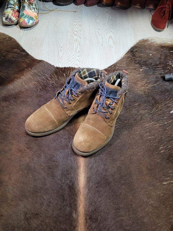 Мужские Bugatti Ботинки Коричневый Замша 43