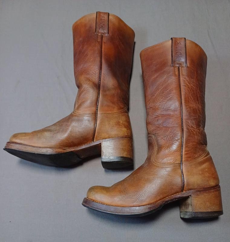 Women Sancho Boots Brown Leather 37.5