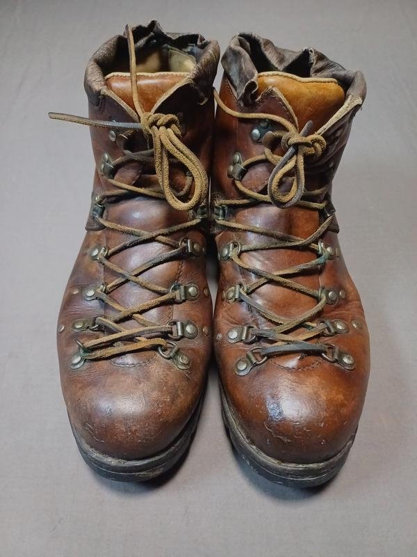 Herren SUOLA Stiefel Braun Leder 45.5