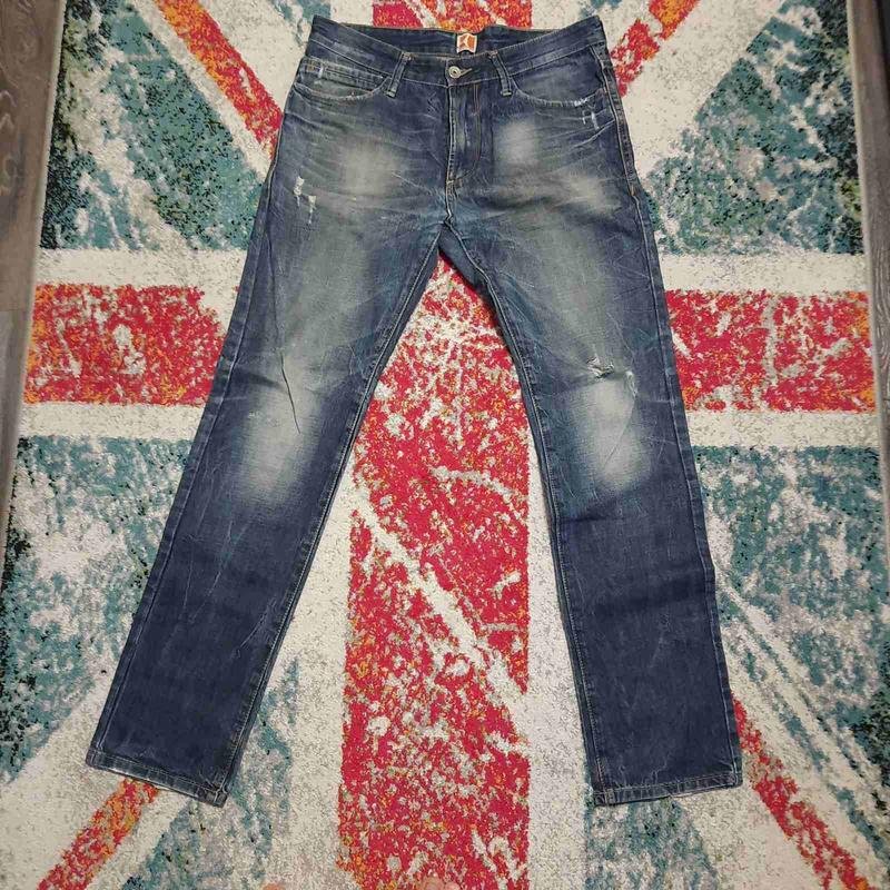 Мужские Hugo Boss Джинсы Тёмно-синий Джинс 33 / L