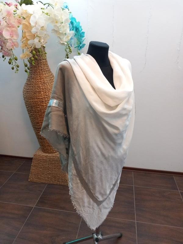 Women Ballin Scarf White Viscose