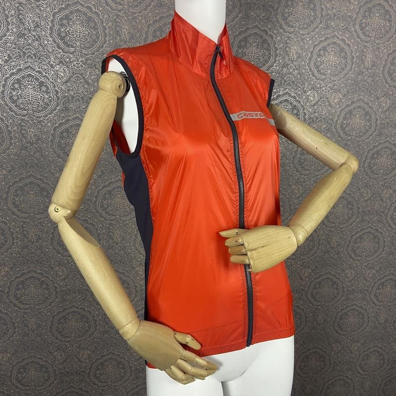 Женская Castelli Жилетка Красный Полиэстер 40 / L