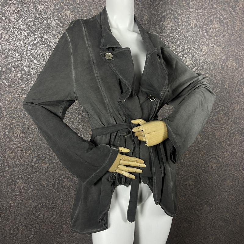 Женский Contempora Пиджак Серый Хлопок 38 / M / 46