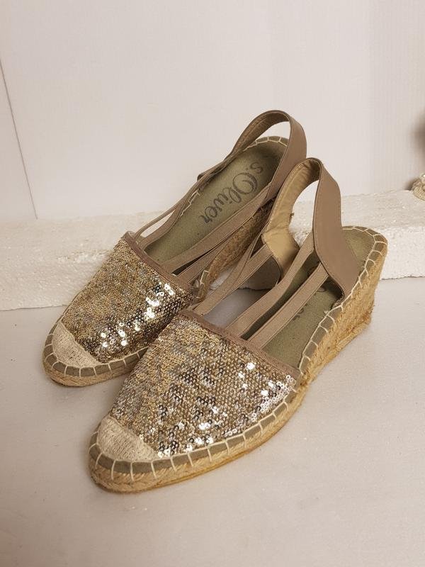 Women s.Oliver Espadrilles Beige Textile 39.5