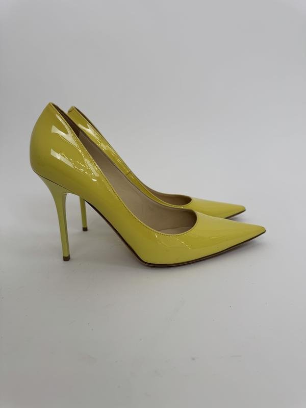 Женские Jimmy Choo Туфли Жёлтые Лаковая кожа 38