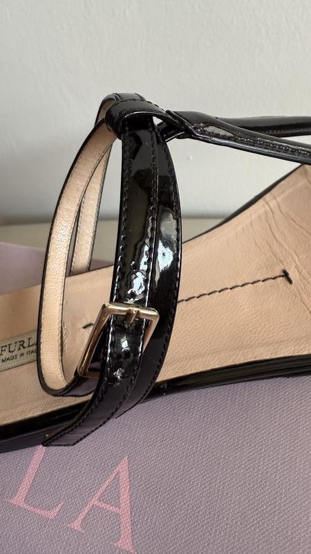 Женские Furla Сандалии Чёрный Кожа 35.5