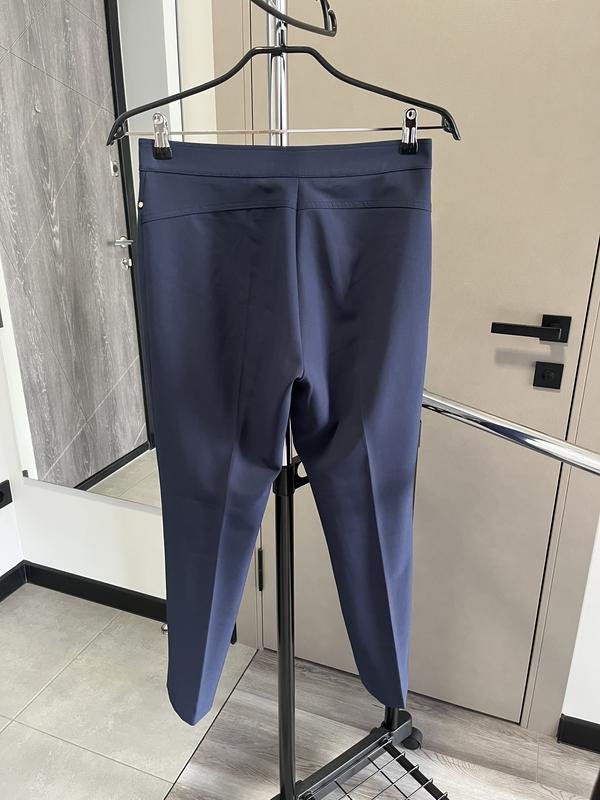 Женские Canali Брюки Тёмно-синие Полиэстер 40 / L