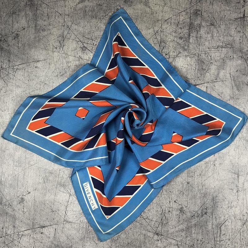 Givenchy Scarf Navy Silk