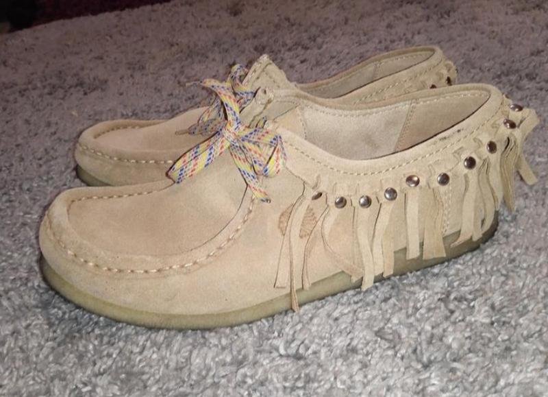 Damen Sioux Stiefel Beige Wildleder 41