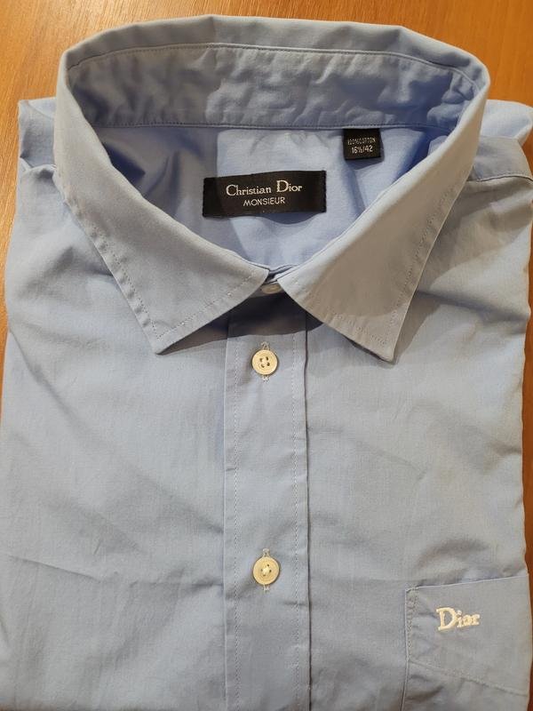 Homme Christian Dior Chemise Bleue 42 / XL / 50