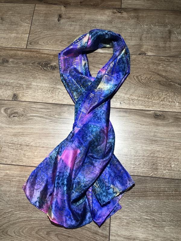 Damen Mulberry Schal Marineblau Seide