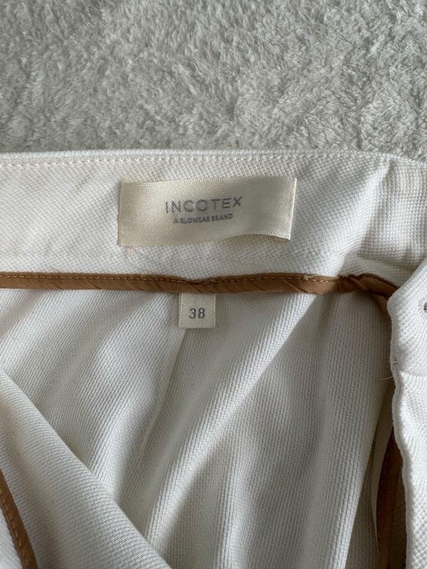 Женские Incotex Брюки Белые 38 / M / 46