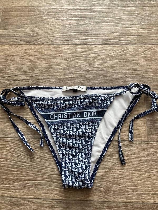 Women Christian Dior Bikini White Polyester 38 / M