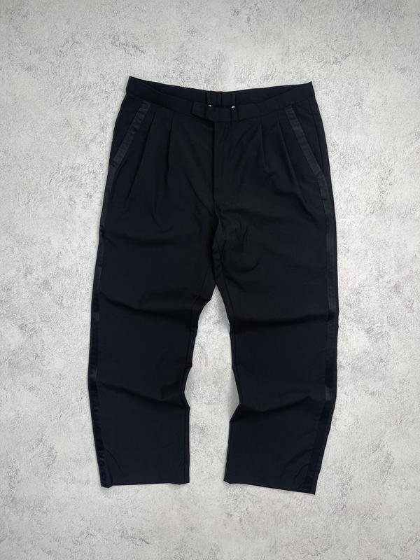 Uomo Austin Reed Pantaloni Neri 40 / XXL / 54