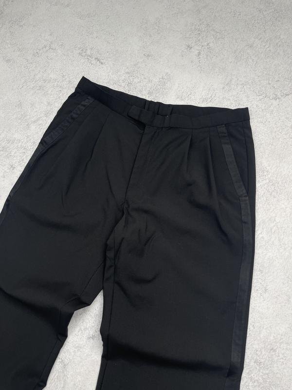 Uomo Austin Reed Pantaloni Neri 40 / XXL / 54