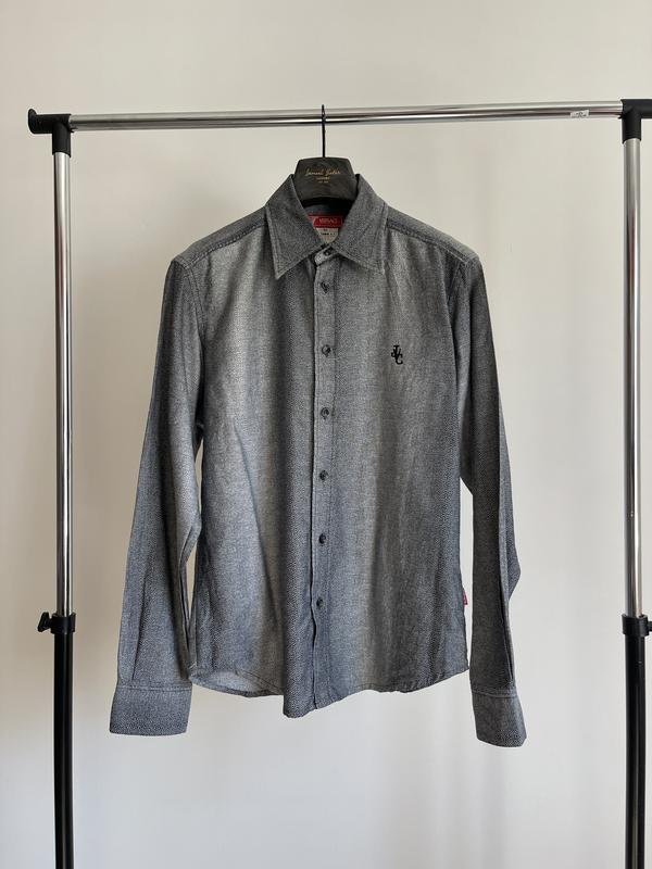 Men Versace Shirt Grey  M