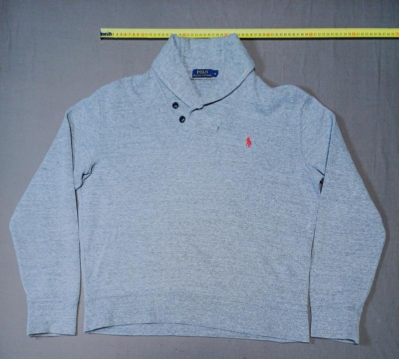 Мужской Polo Ralph Lauren Свитер Серый Хлопок 38 /