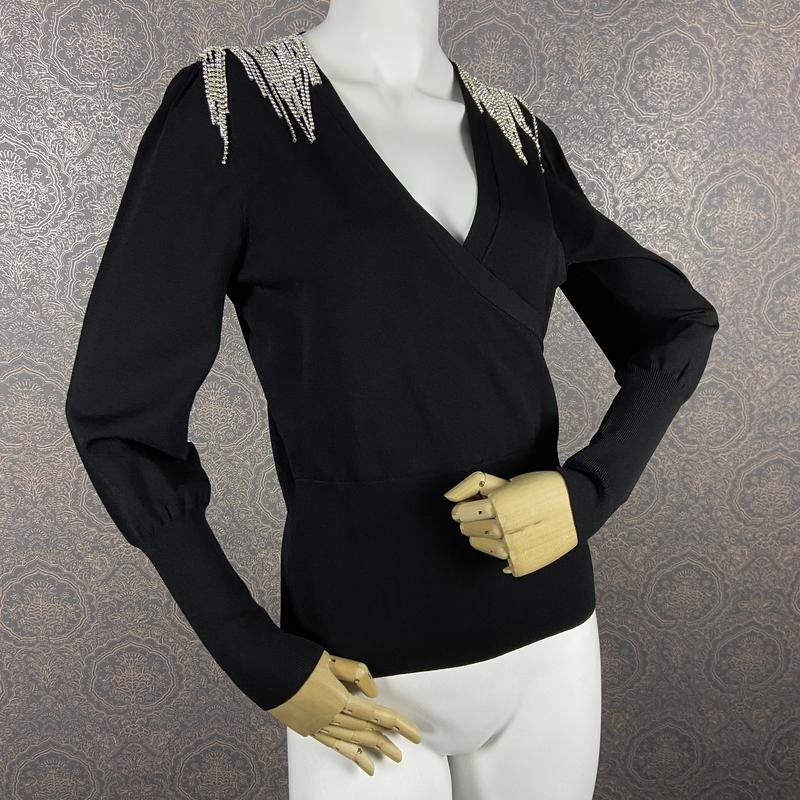 Women Phase Eight Sweater Black Viscose 38 / M /