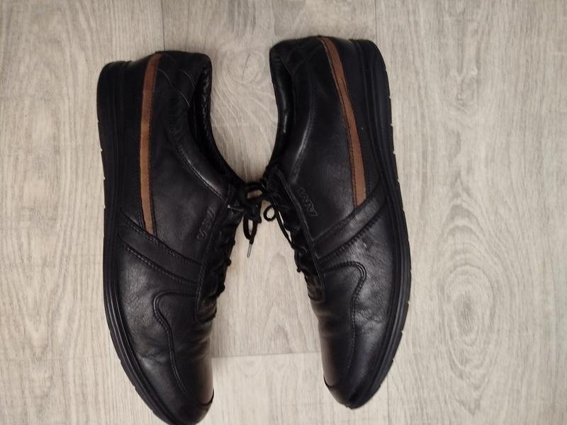 Мужские AMI Туфли Чёрный Кожа 44