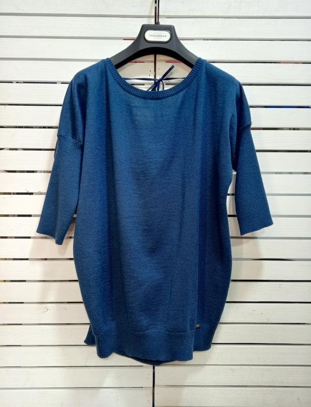 Damen Iceberg Bluse Blau Viskose 38 / M / 46