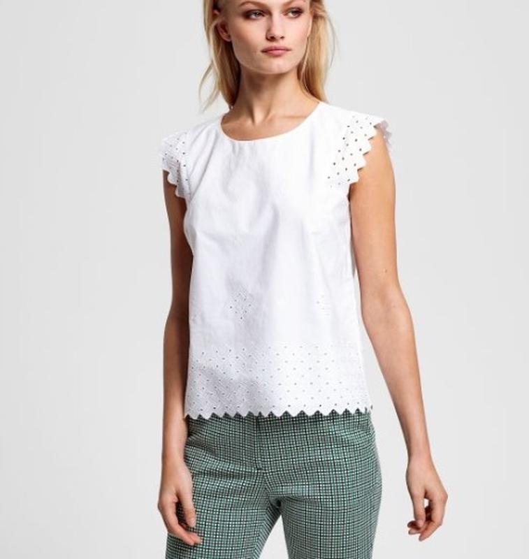 Femme Gant Chemise Blanche Coton 38 / M / 46
