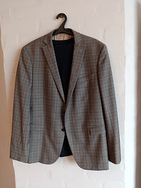 Мужской Massimo Dutti Пиджак Серый 48 / 4XL / 56