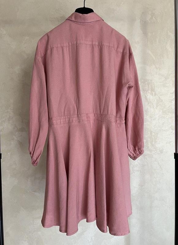 Women AMI Dress Pink Linen 38