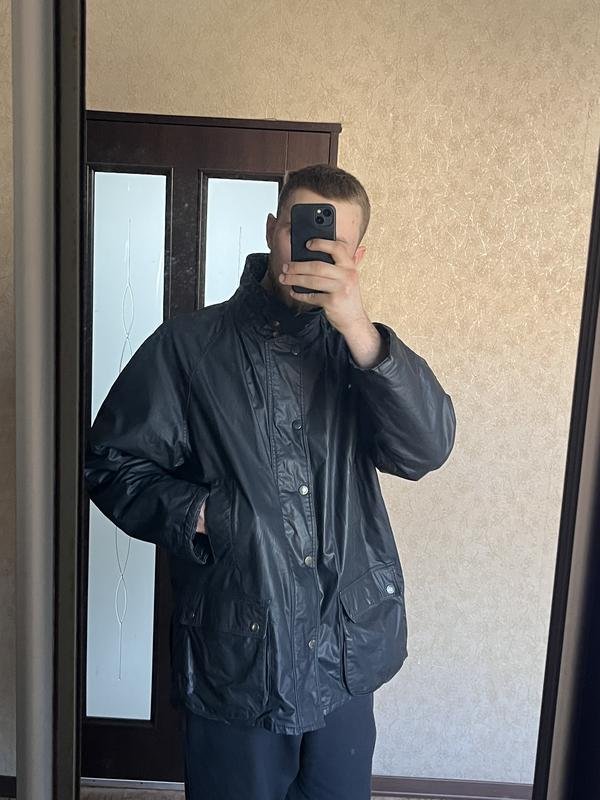 Herren Barbour Jacke Schwarz Polyamid 42 / XL / 50