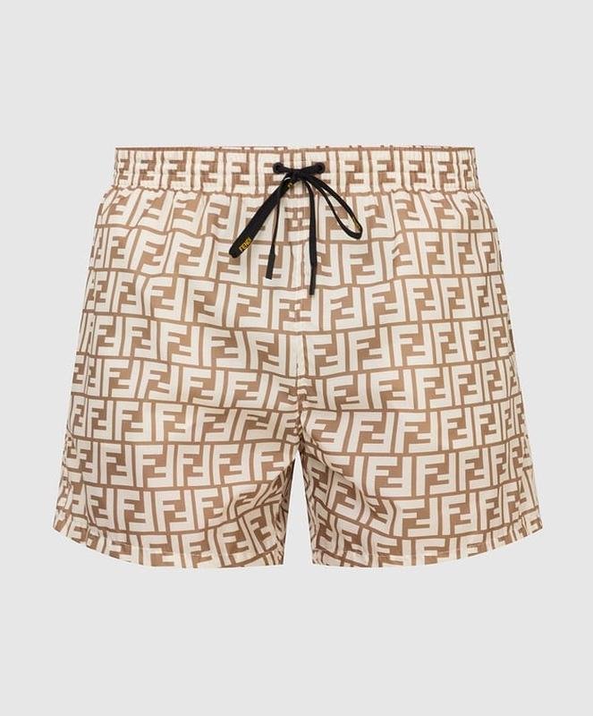 Homme Fendi Shorts Beige 28 / XS / 42