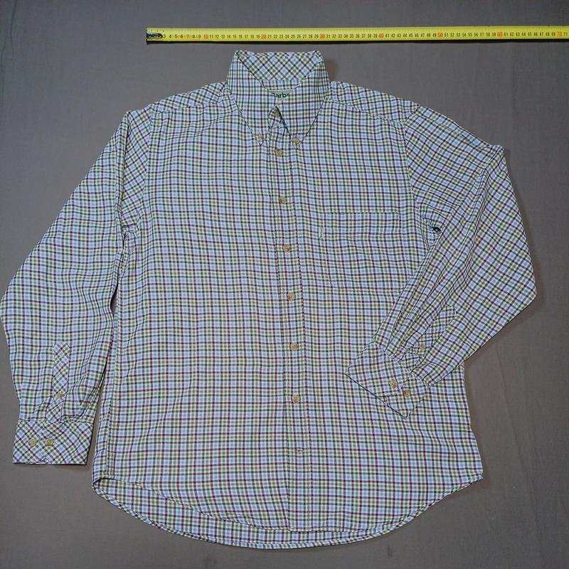 Men Barbour Shirt Multicolor Cotton 38 / M / 46