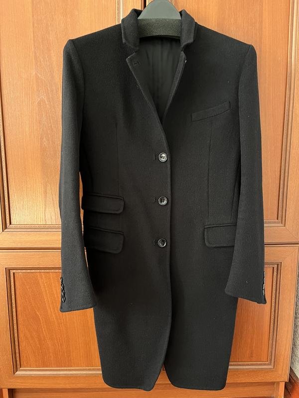 Femme Ermanno Scervino Manteau Noir Angora 44